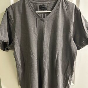 Goodlife Sun-Faded Slub Scallop V Neck XL